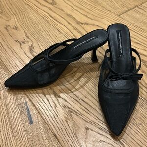 Pointed Toe Black Mule Heels - Kenneth Cole Reaction